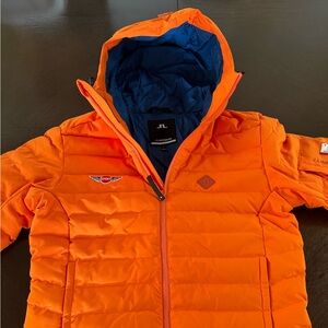 J.Lindeberg Thermal Orange Ski Jacket Men Small